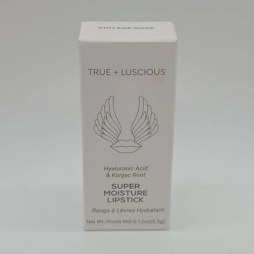 True + Luscious Vintage Rose Super Moisture Lipstick 0.12 oz New In Box